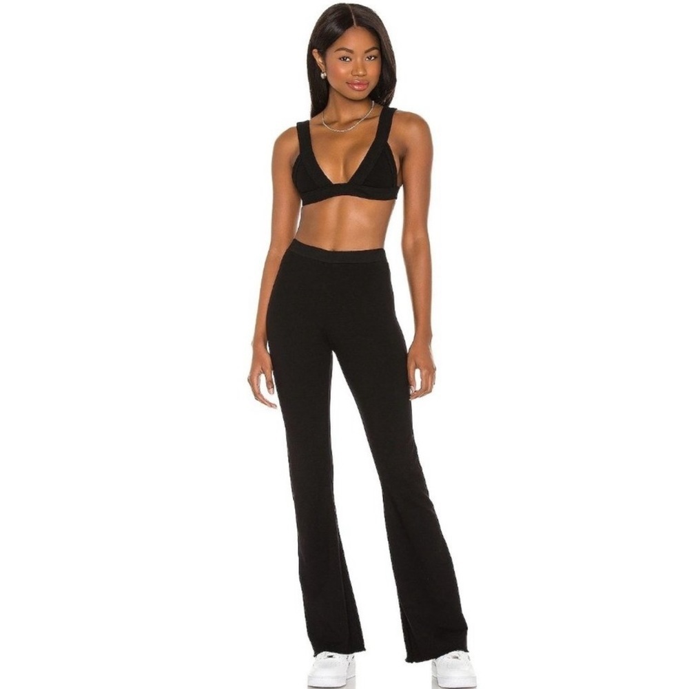 INDAH Body Mid Rise Black Crop Legging Pants